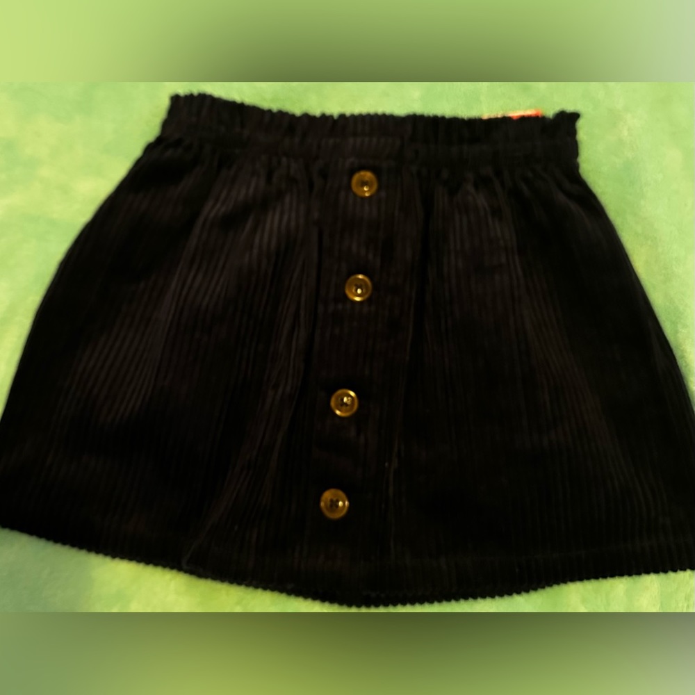 🛑 SOLD 🛑 Navy Corduroy Skirt
